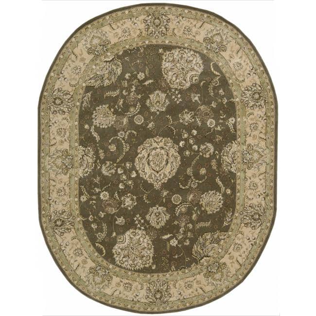 Hand-tufted Nourison 2000 Kashan Grey Rug