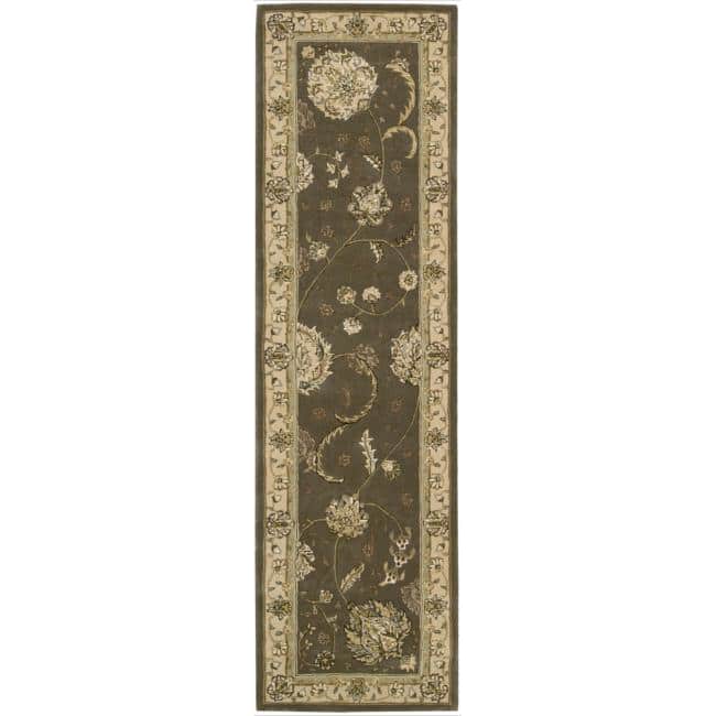 Hand-tufted Nourison 2000 Kashan Grey Rug