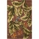 preview thumbnail 2 of 3, Hand-tufted Tropical Khaki Rug 8' x 11" - Beige - Rectangle