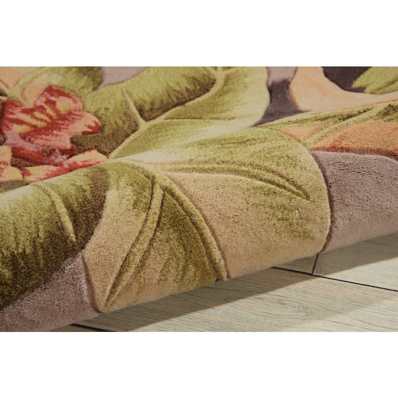 Hand-Tufted Tropical Plum Rug
