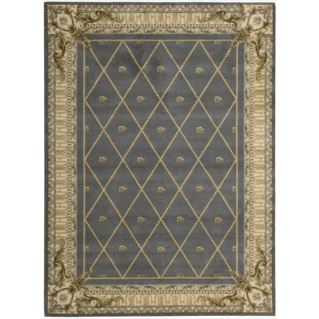 Ashton House Blue Wool Rug