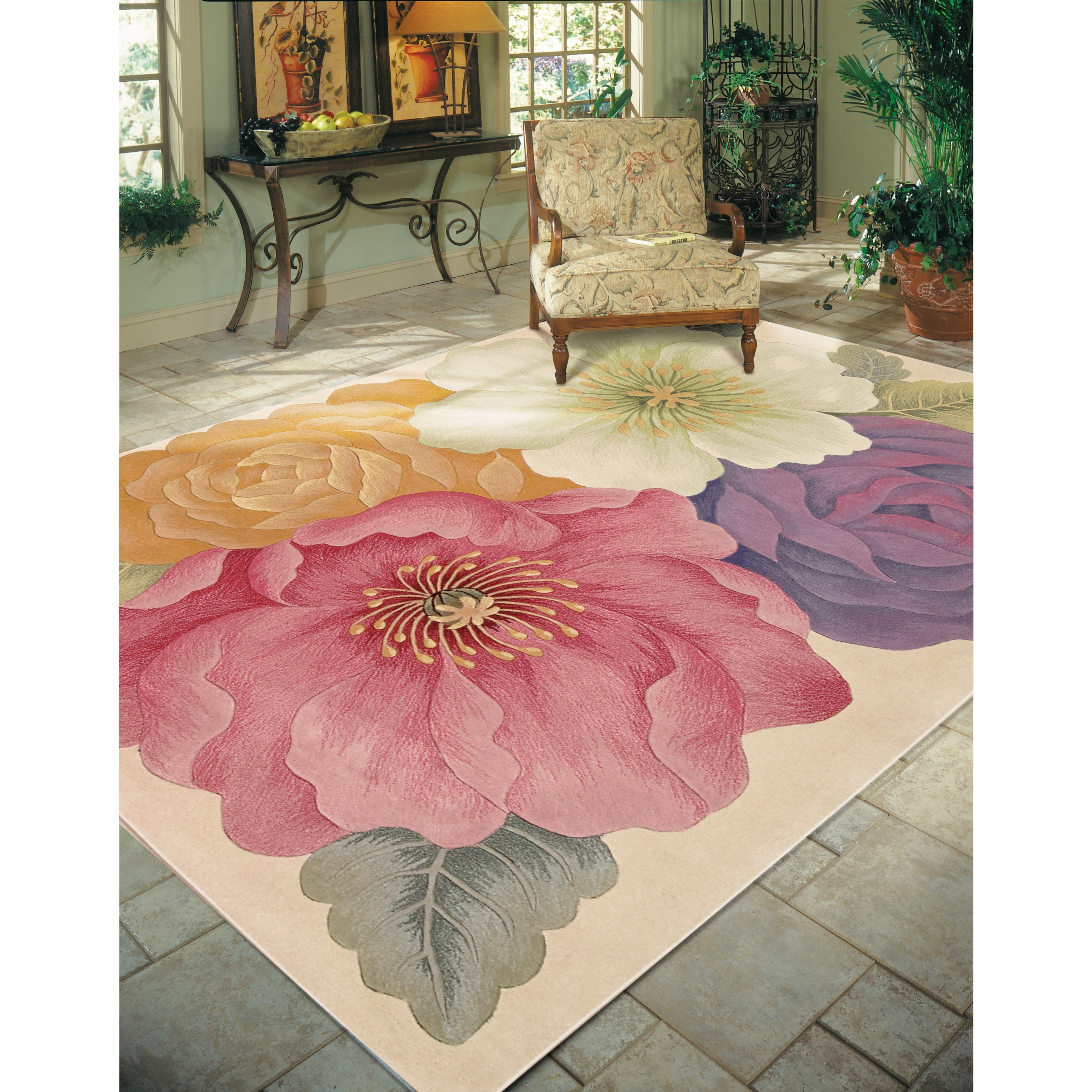 HandTufted Tropical Multi Rug Multi 5'3" x 8'3" 99446017499 eBay