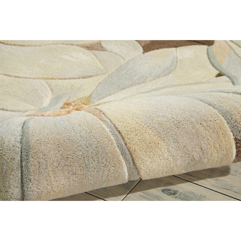 Hand-Tufted Tropical Mocha Rug