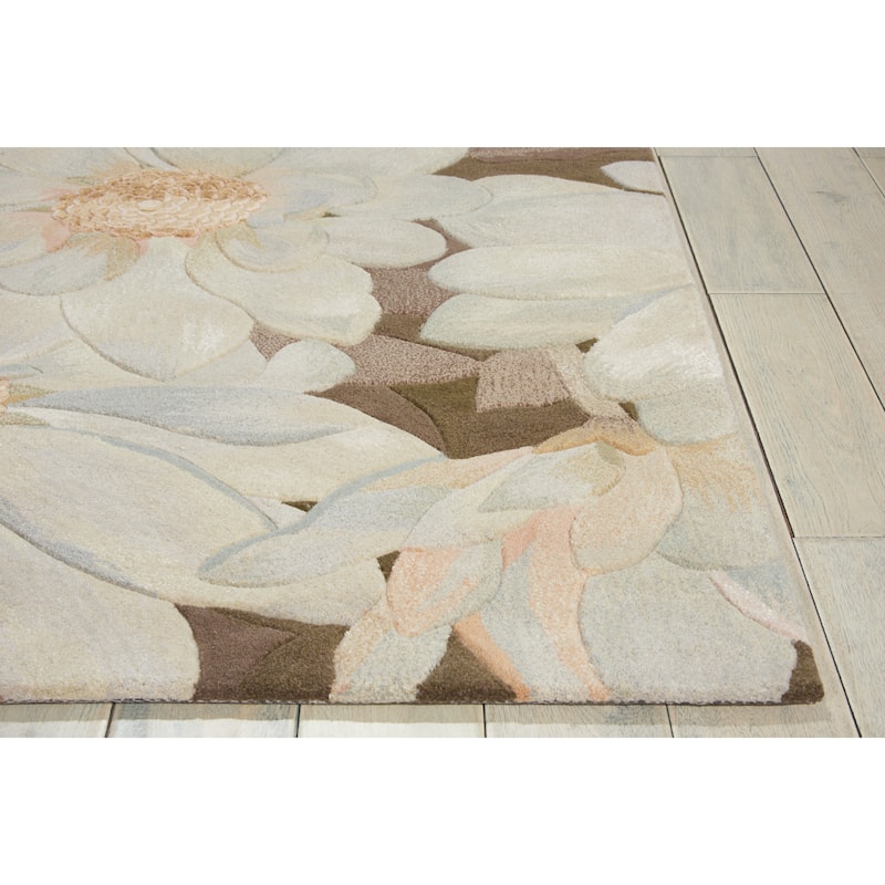 Hand-Tufted Tropical Mocha Rug