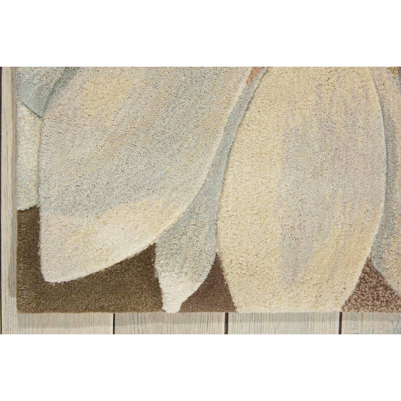 Hand-Tufted Tropical Mocha Rug