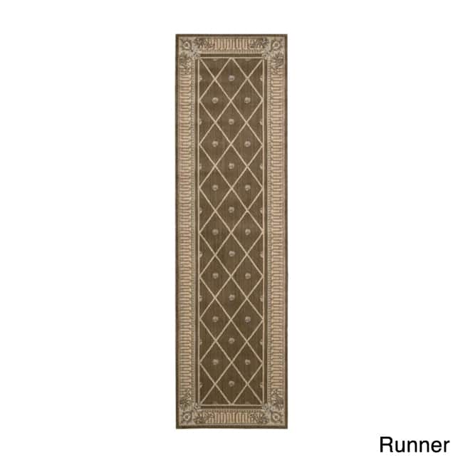 Nourison Ashton House Wool Area Rug - 2' x 5'9" Runner - Ivory/Brown - Runner/Rectangle