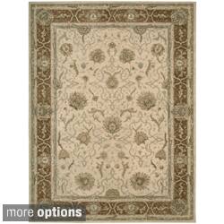 9 X 12 Free Form Rugs Area For Less Hand Tufted Heritage Hall Mist Wool Rug