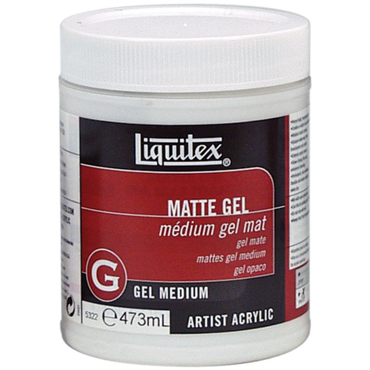 Liquitex Matte Acrylic Gel Medium 16 Ounces
