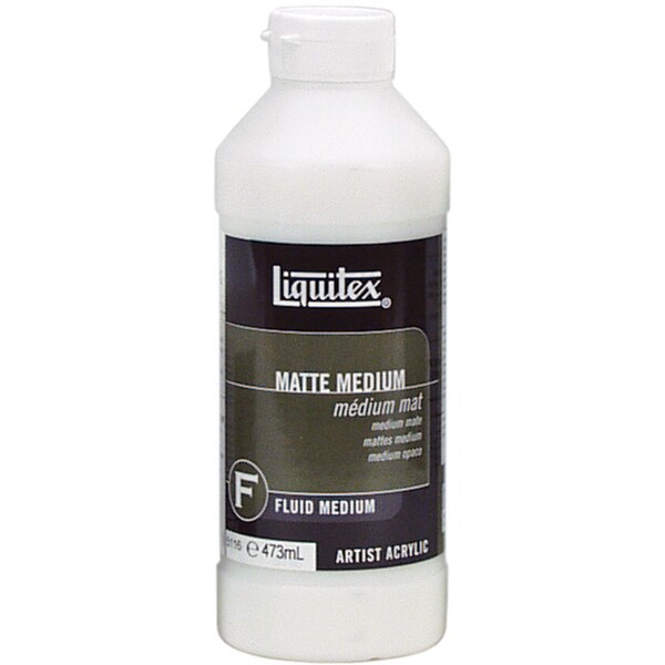Liquitex Matte Acrylic Fluid Medium16 Ounces Free Shipping On Orders