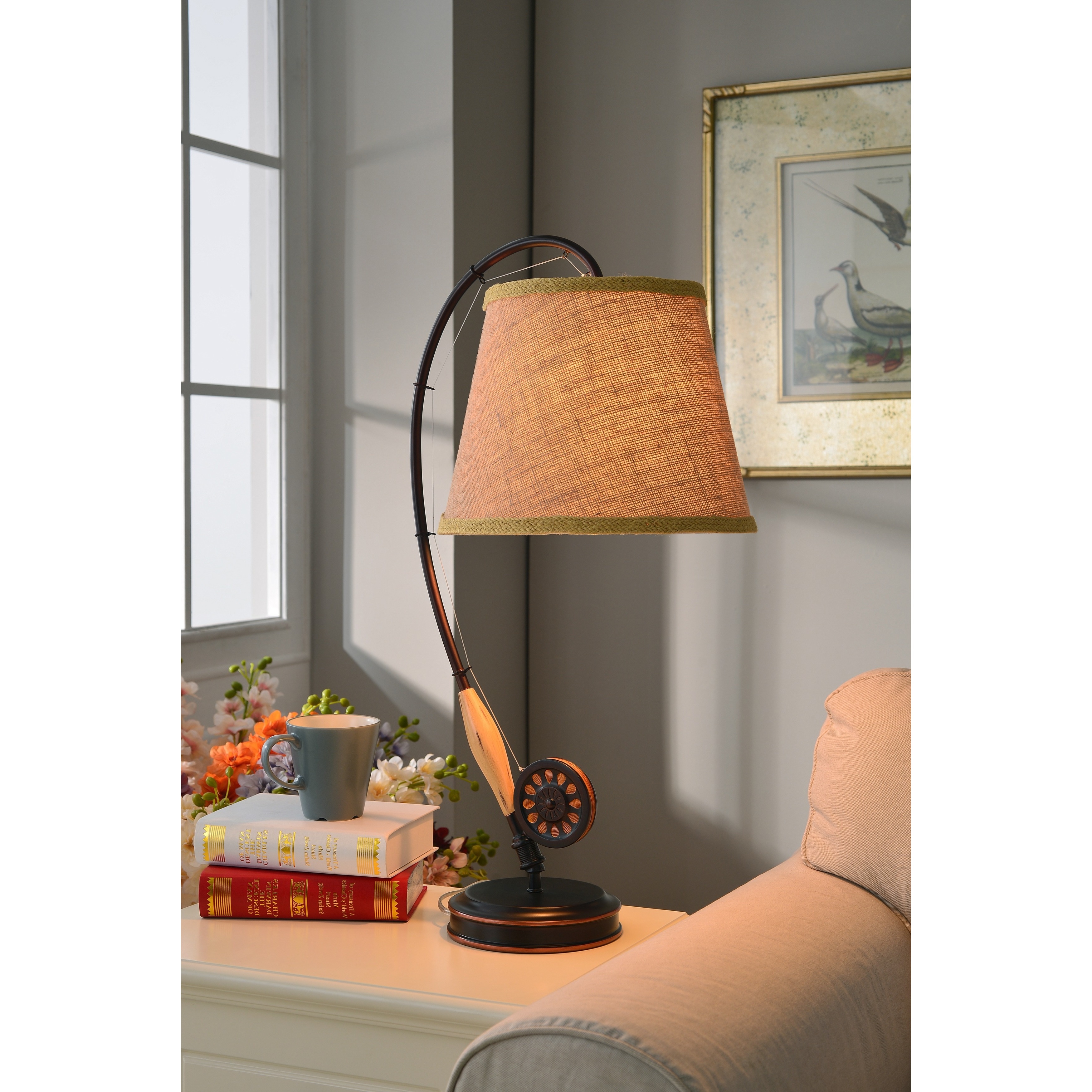 fishing desk lamp