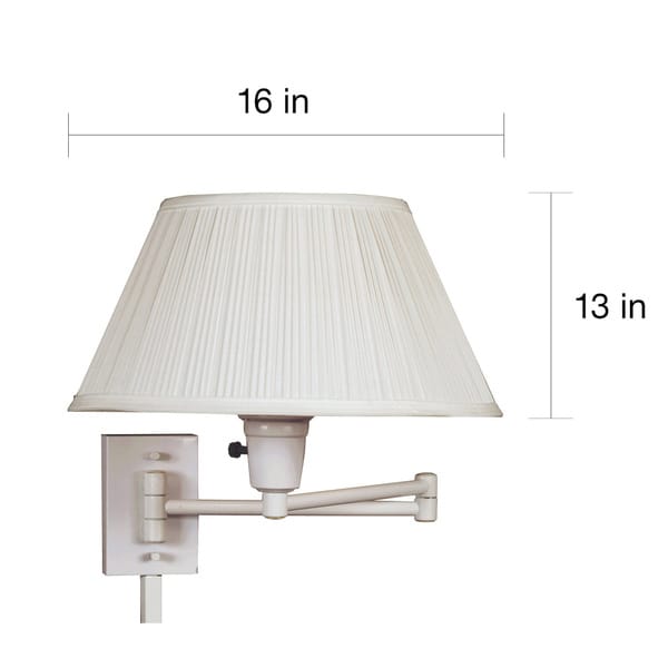 swing arm wall lamp with 3 way switch