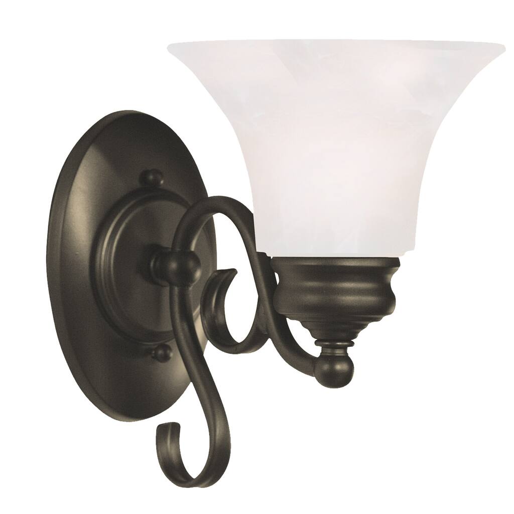 Padula 9-inch Black 1-light Wall Sconce