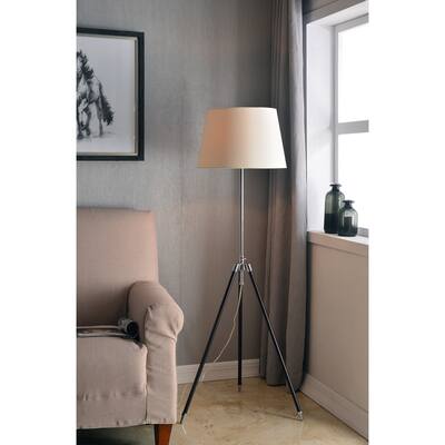 Ella Tripod Syle Adjustable-Height With Bronze Finish Floor Lamp