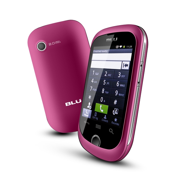 BLU Dash D130 GSM Unlocked Android Cell Phone   Pink BLU Unlocked GSM Cell Phones