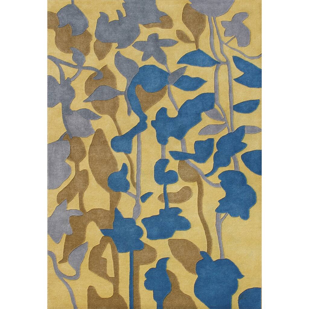 Alliyah Handmade Cornstalk New Zealand Blend Wool Rug - 8' x 10'