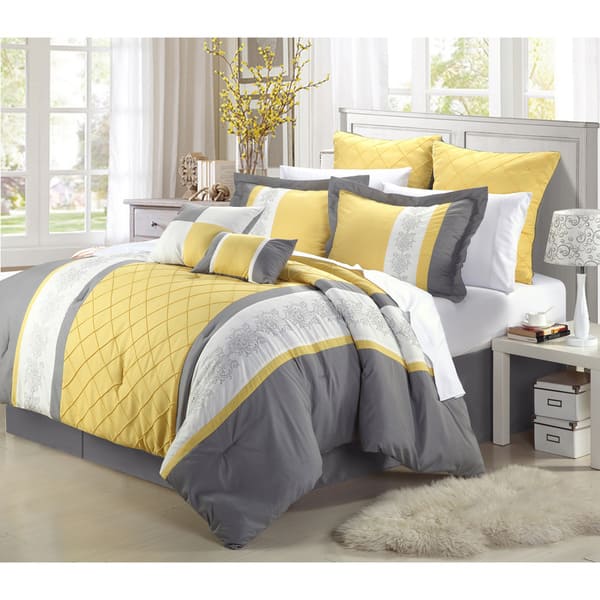 Shop Livingston 8 Piece Comforter Set Free Shipping Today