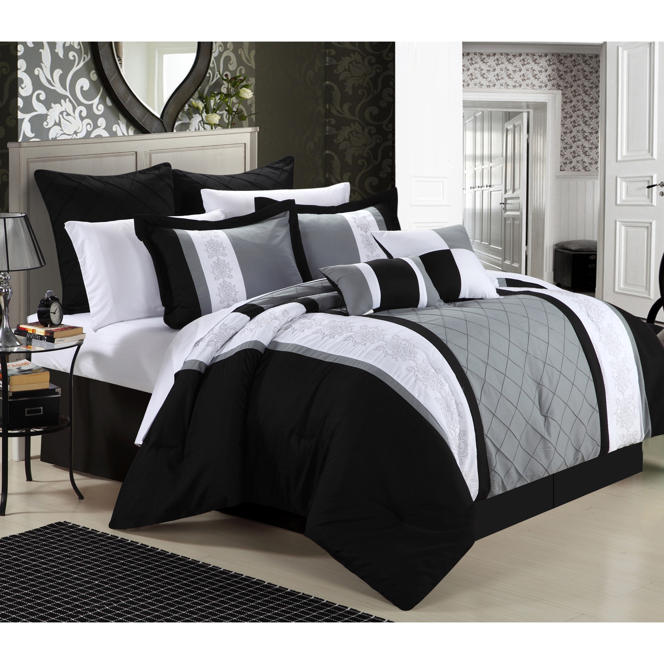Livingston 8 Piece Comforter Set On Sale Overstock 7582915