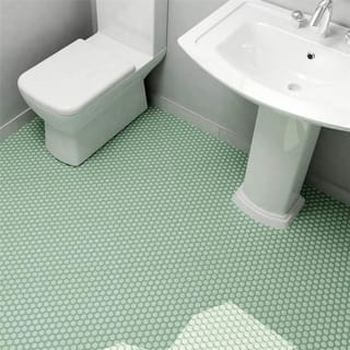Green Tile Find Great Home Improvement Deals Ping At Somertile 10 25x11 75 Inch Victorian Hex Matte Light Green Porcelain Mosaic Floor And