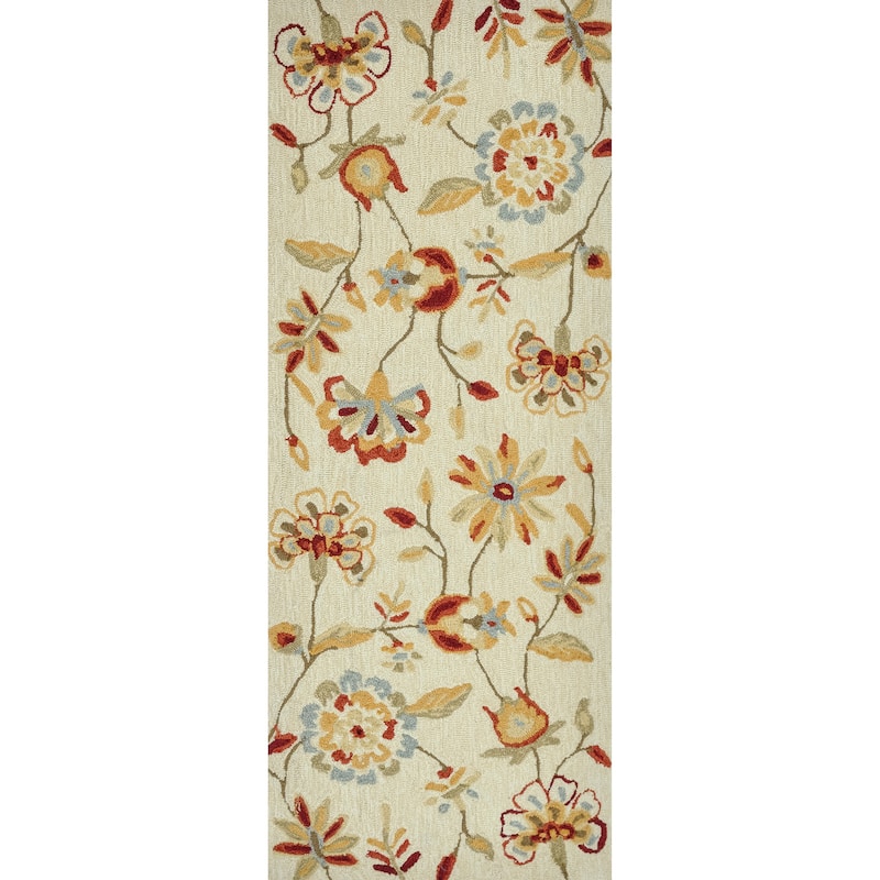 Alexander Home Savannah Hand-hooked Rug - Brown - 3' x 3' /Surplus