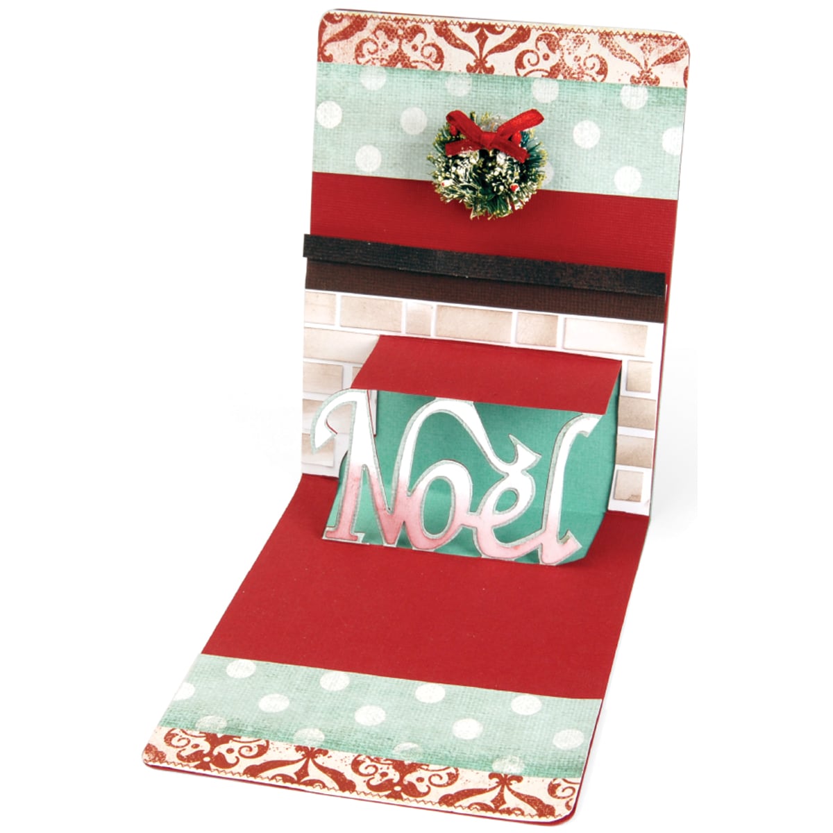 Sizzix Popn Cuts 3 d Magnetic Insert Die phrase Noel