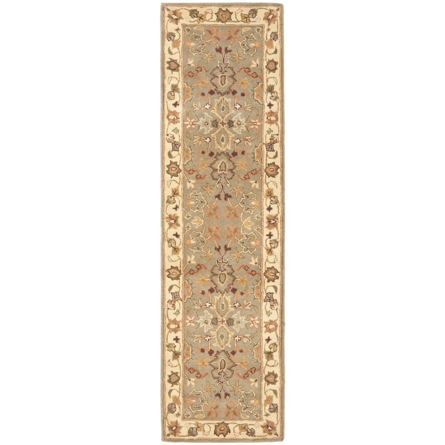 Handmade Heritage Oushak Light Green/ Beige Wool Rug (23 X 22)