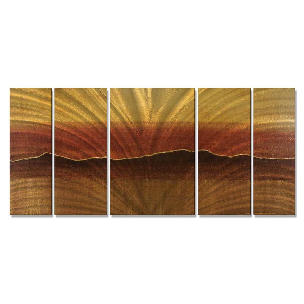 Justin Strom 'Tuscan Sun' Metal Wall Art