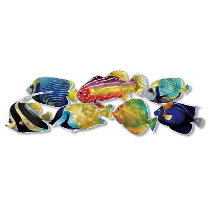 Steve Heriot 'Tropical Fish II' Metal Wall Art