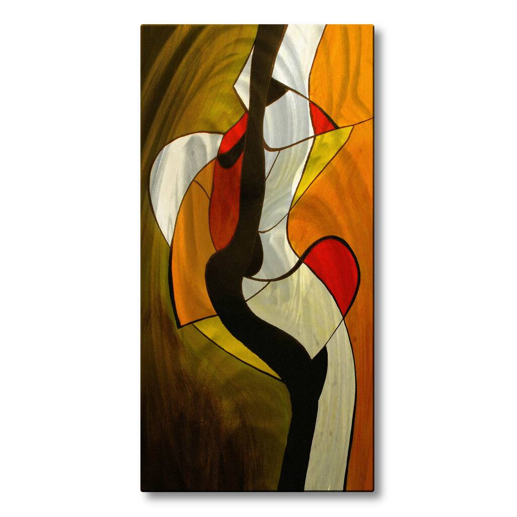 Ruth Palmer 'Meeting In The Middle' Metal Wall Art