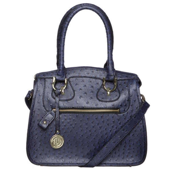 London Fog Women's Knightbridge Ostrich Embossed Tote Bag London Fog Travel Totes