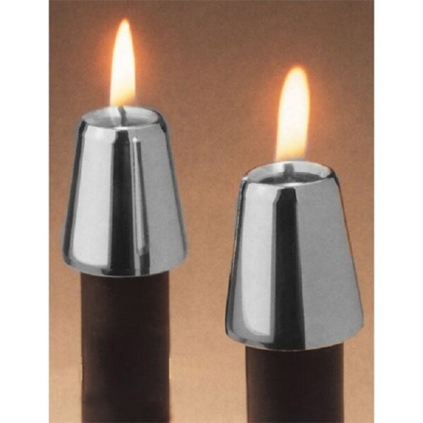 Shop Horizon Pewter Candle Followers (Set of 2) On Sale Free