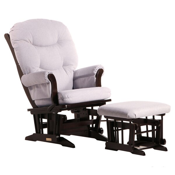 multiposition glider and ottoman