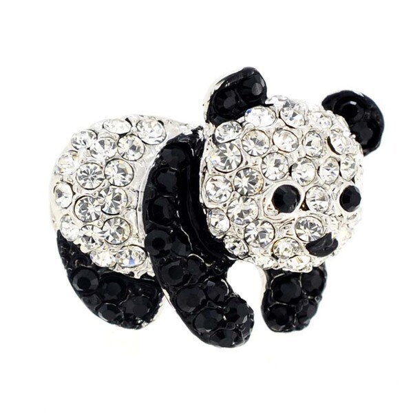 Shop Panda Tag Pin Crystal Brooch - Free Shipping On Orders Over $45 ...