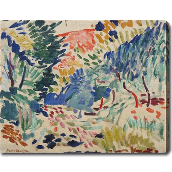 Henri Matisse Landscape at Collioure Gallery wrapped Canvas Art