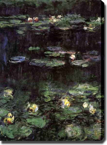 Claude Monet Water Lilies Green Reflection Oil On Canvas Art Claude Monet X27 Water Lilies Green Reflection Oil On