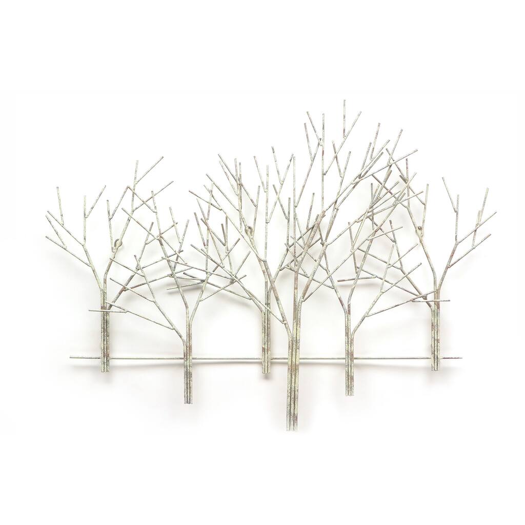 Iron Werks Winter Orchard Wall Sculpture - Silvertone