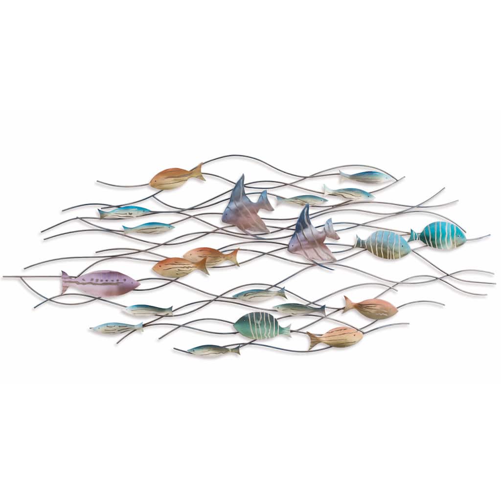 Iron Werks Tropic Reef Wall Sculpture - Blue/Brown