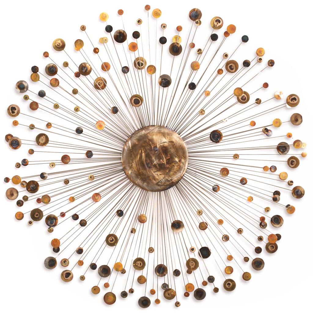 Iron Werks Dazzle 3D Copper Wall Sculpture - Brown/Multi