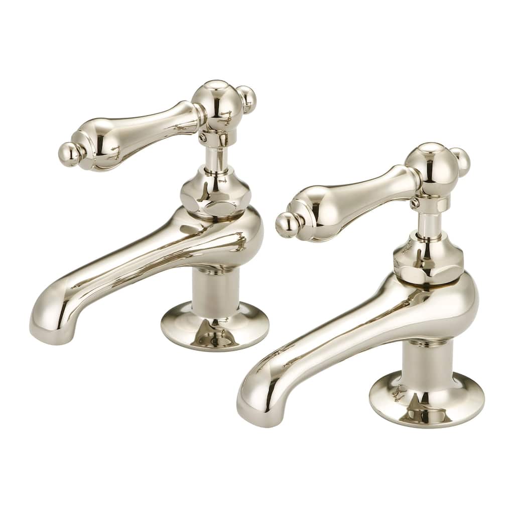 Water Creation Vintage Classic Basin Beaks Lavatory Faucet in Polished Nickel PVD Finish
