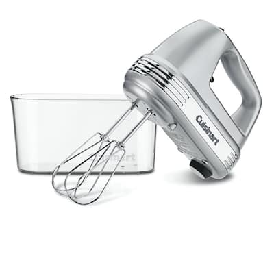 Cuisinart HM-90BCS 9-Speed Mixer with Storage Case, Brushed Chrome