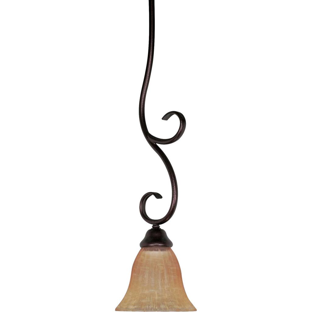 Nuvo 'Moulan' 1-light Energy Star Copper Bronze Pendant