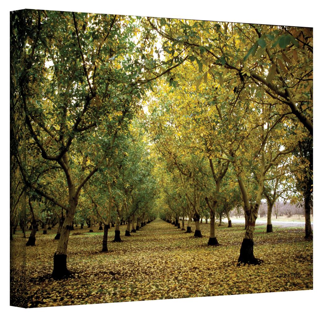 Kathy Yates 'Fall Orchard' Canvas Art - Multi
