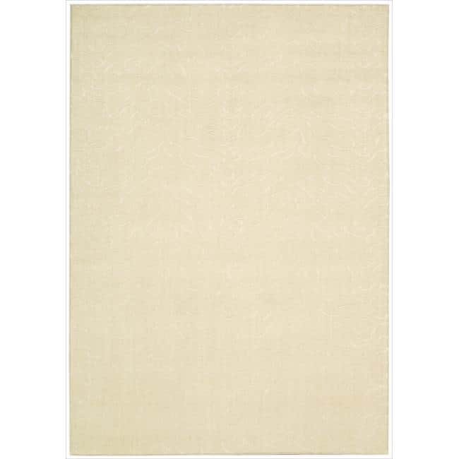 Nourison Nepal NEP04 Area Rug - Modern & Contemporary - Beige - Abstract/Solid - 3' x 5' - Runner/Rectangle - Indoor - 3'6" x 5'6" - N/A