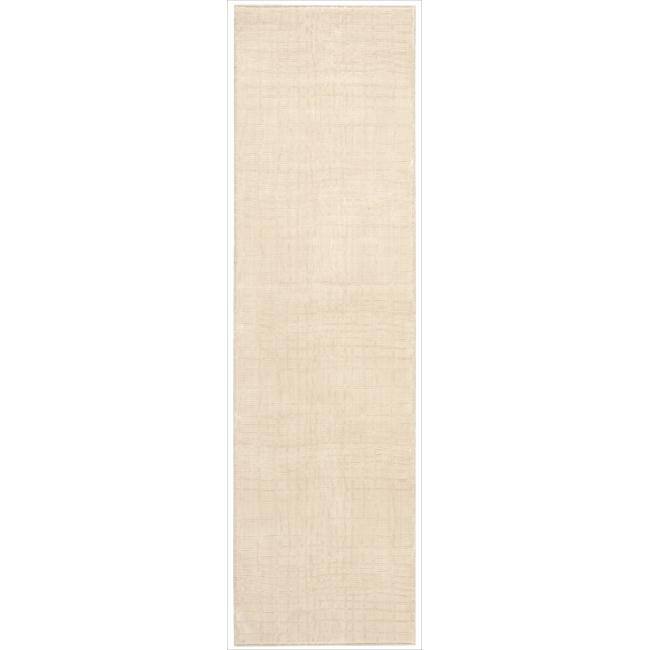 Nourison Nepal Area Rug - 2'3" x 8' Runner - White - Runner/Rectangle