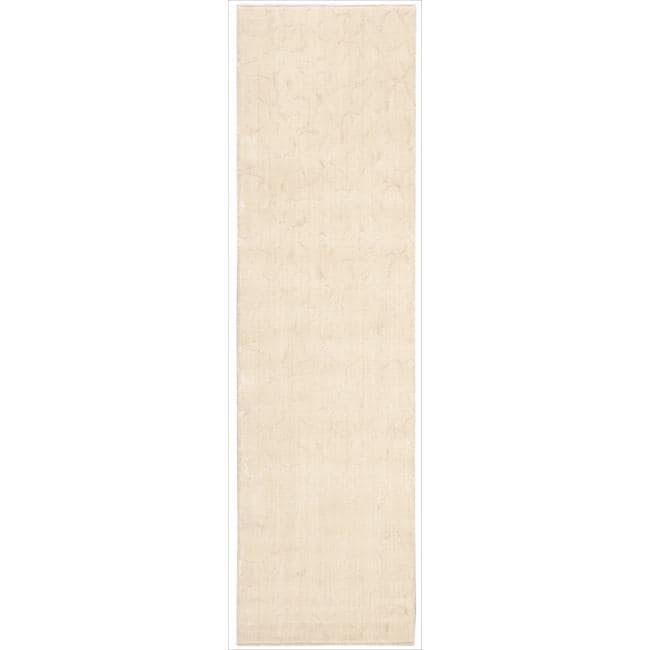 Nepal Himalaya Ivory Runner Rug (23 X 8)