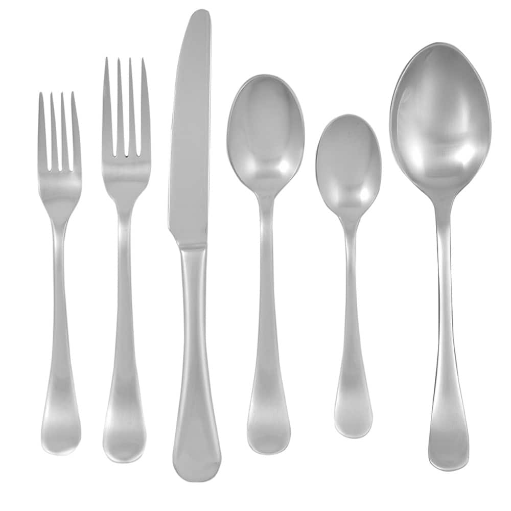 Ginkgo 'Bergen' Stainless Steel 42-piece Flatware Set