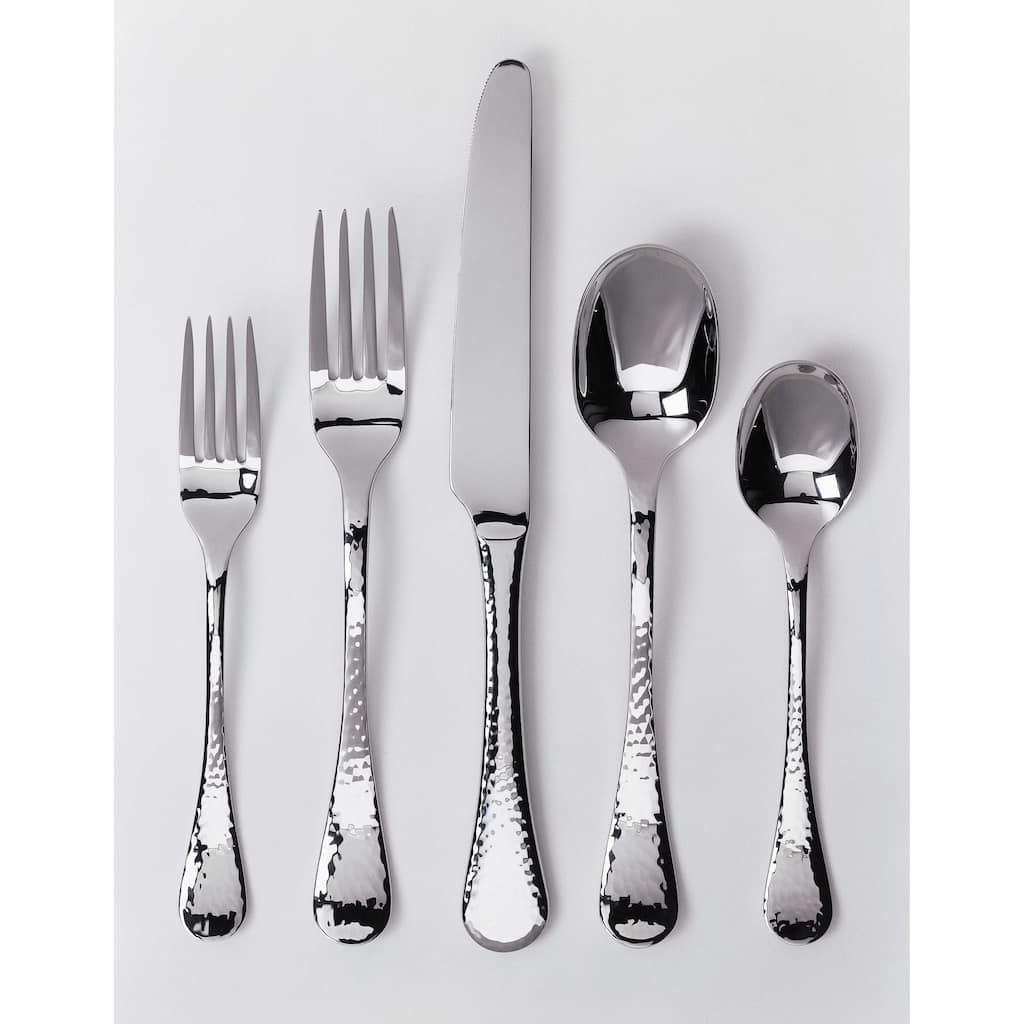 Ginkgo Lafayette 42-Piece Stainless Steel Flatware Set