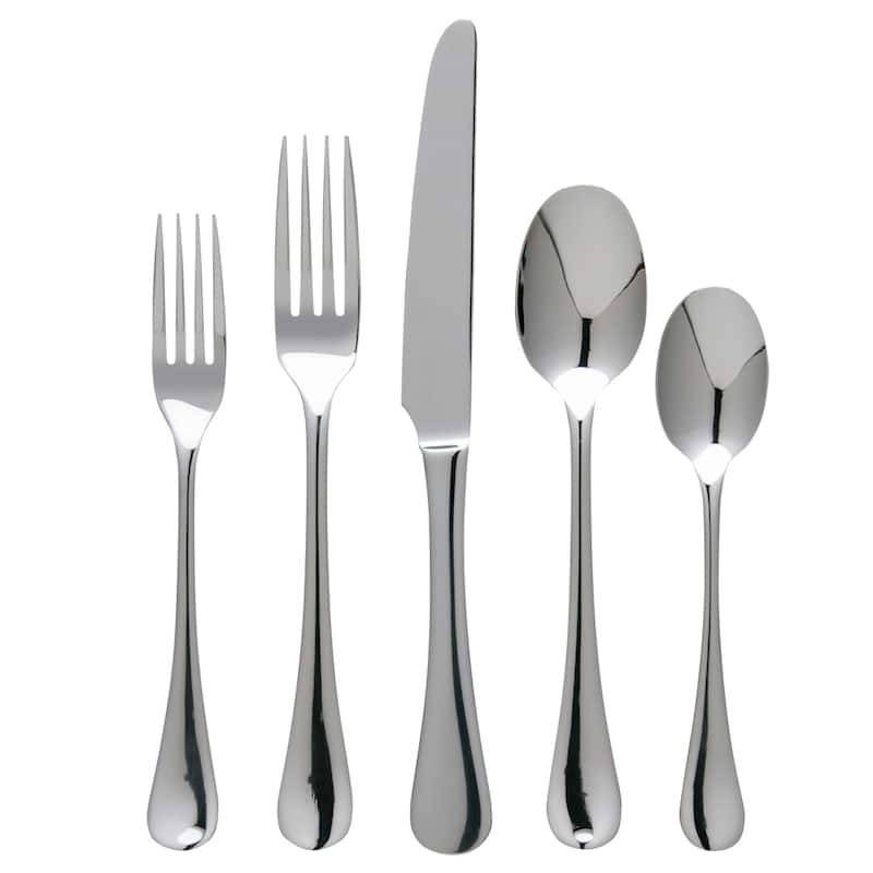 Ginkgo Varberg 42-Piece Stainless Steel Flatware Set