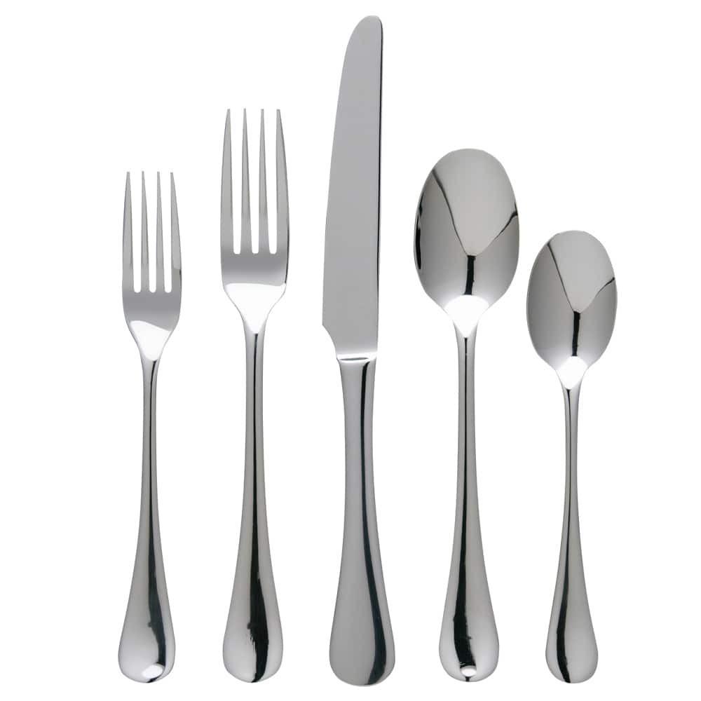 Ginkgo Varberg 42-Piece Stainless Steel Flatware Set