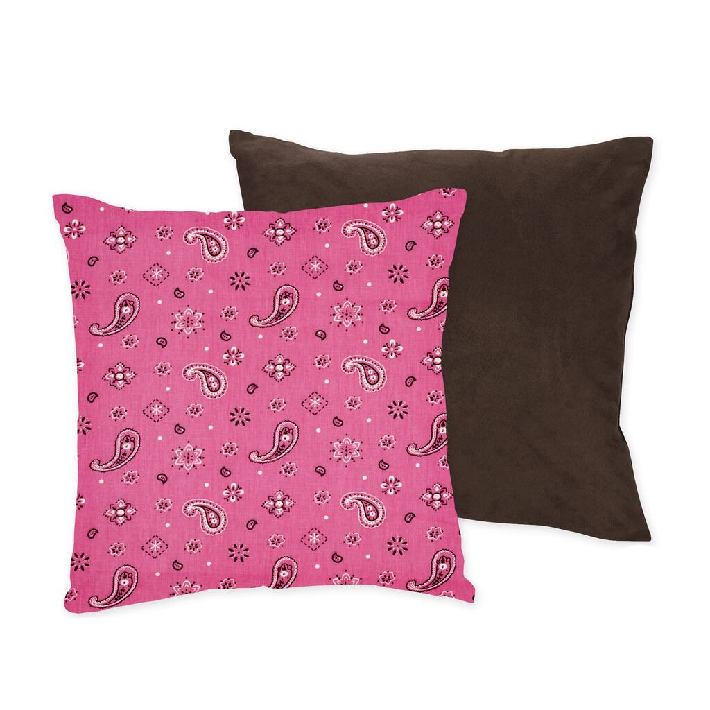 Sweet JoJo Designs Western Horse Cowgirl Decorative Throw Pillow