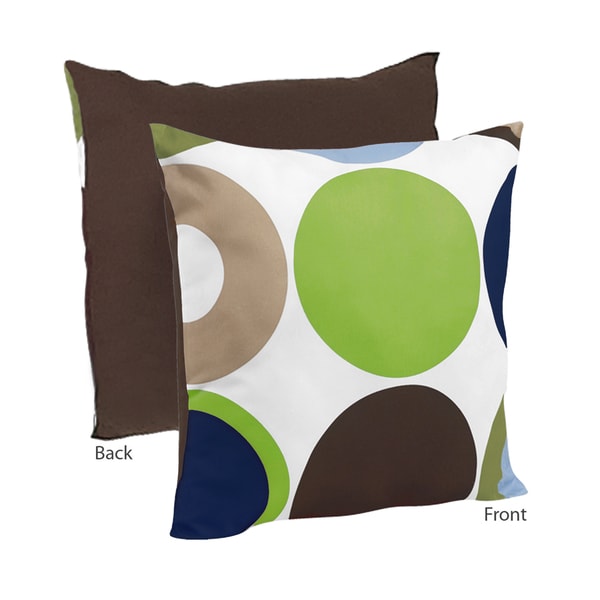 Sweet Jojo Designs Designer Dot Modern Decorative Throw Pillow Sweet Jojo Designs Designer Dot Modern Decorative Throw Pillow Brown Free Shipping On Orders Over 45 7588517